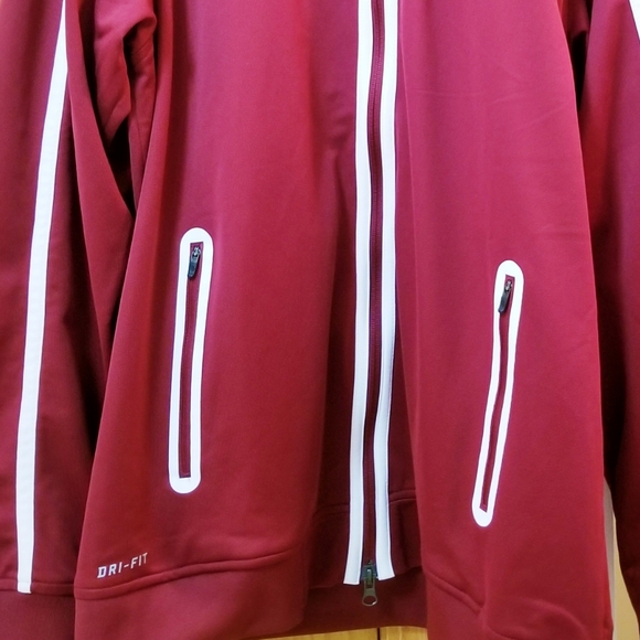 Nike Dri-Fit long Sleeves red unisex sweater - Picture 4 of 6